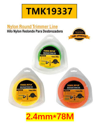 TMK19337-Nylon round trimmer line /Filo per tagliabordi in nylon