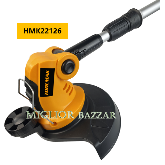 HMK22126-Tosaerba a batteria da 20 V - Raschia facilmente il prato e ripristina la squisita bellezza del giardino