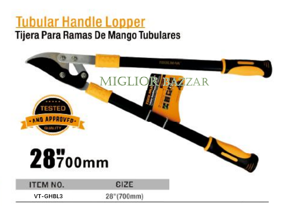 Tubular handle lopper /Troncarami con manico tubolare