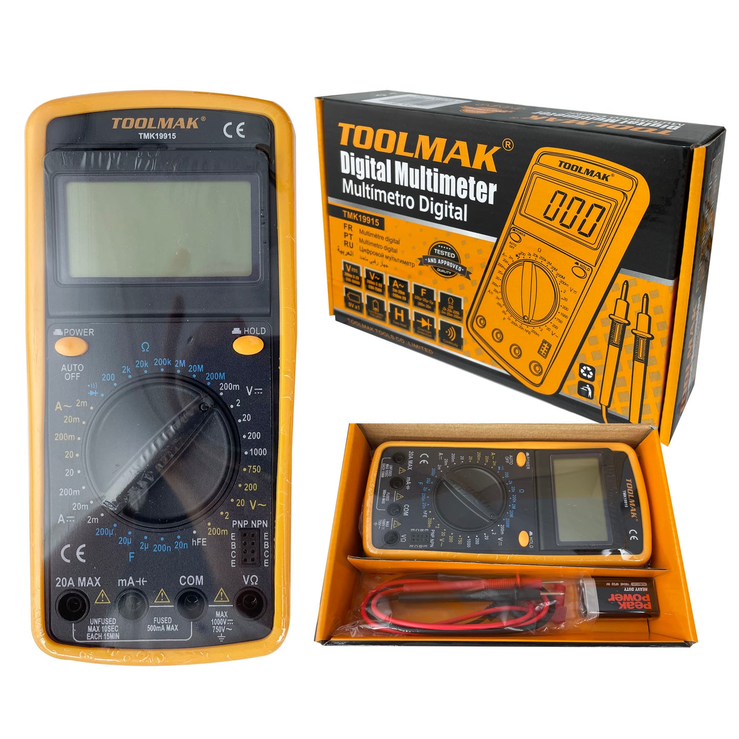 Digital multimeter /Multimetro digitale-Digital multi-purpose clamp meter /Pinza amperometrica digitale multiuso