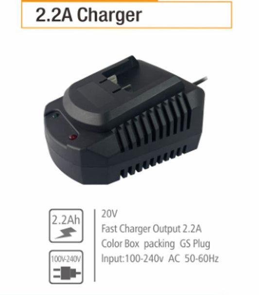 Caricabatterie rapido ad alte prestazioni da 20 V 2,2 A--TMK22061