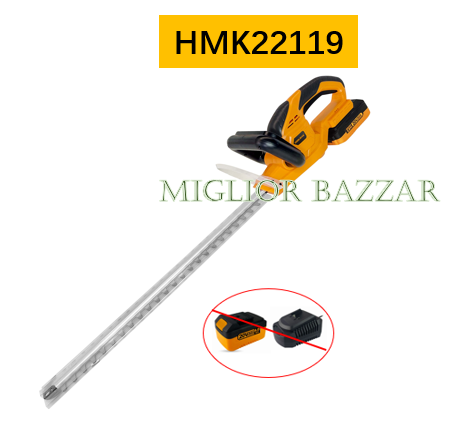 HMK22119-Tagliasiepi a batteria da 20 V - Giardinaggio professionale, facile controllo