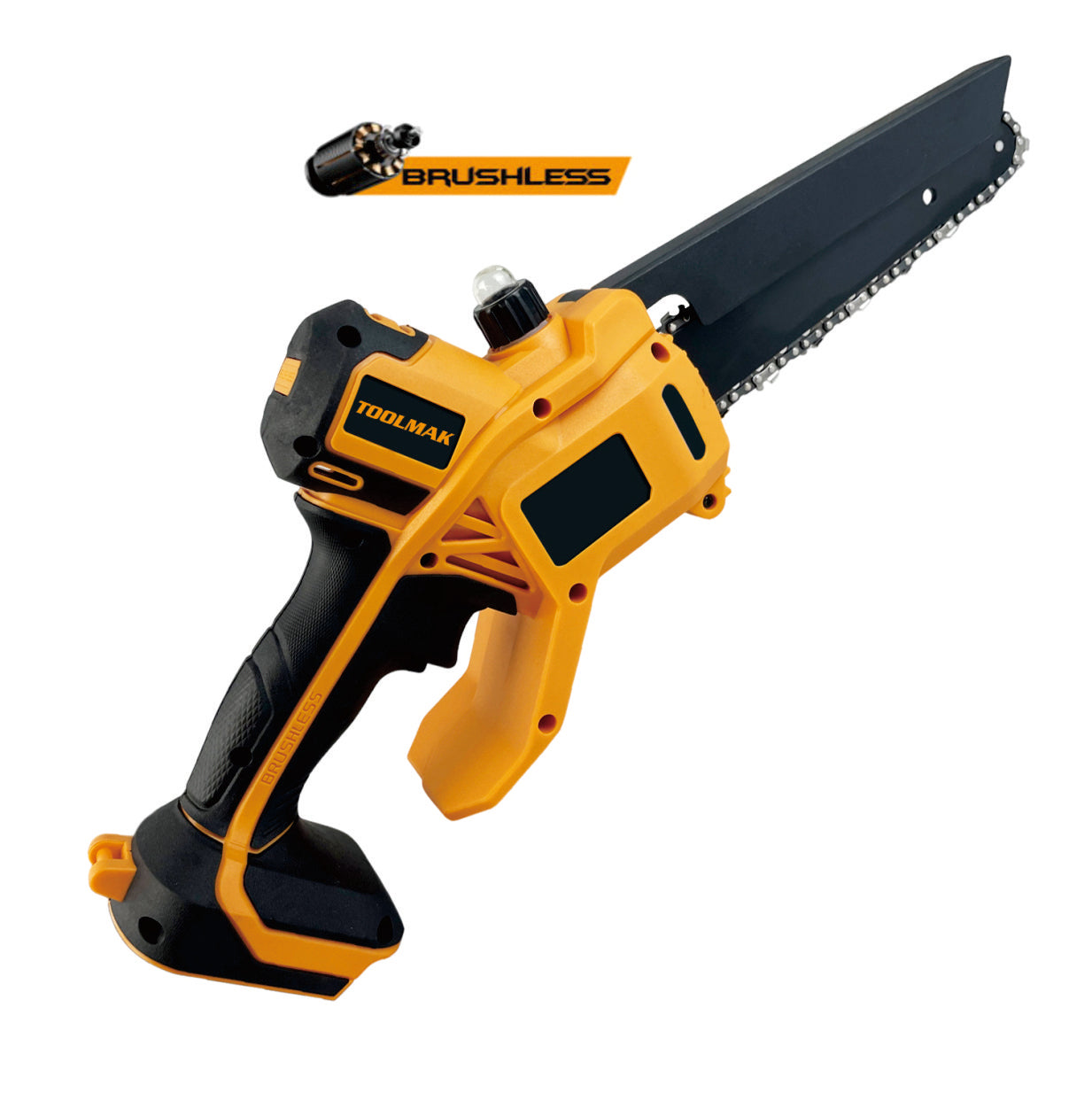 TOOLMAK - Motosega a Batteria 20V con Motore Brushless da 6 Pollici - HMK22139（6")