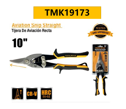 Aviation snip straight /Taglio dritto dell'aviazione