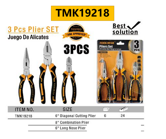 TMK19218-3PCS Pliers set/Set di pinze 3PCS