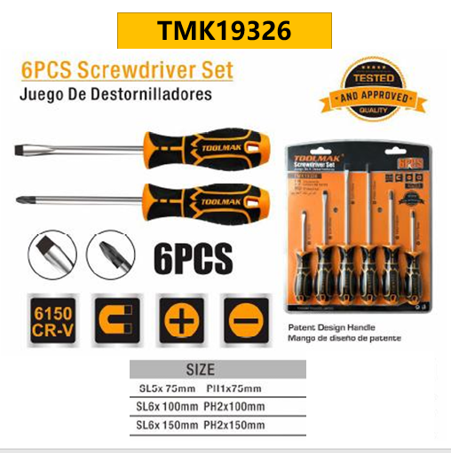 6pcs Screwdriver  set/Set di 6 pezzi di cacciavite