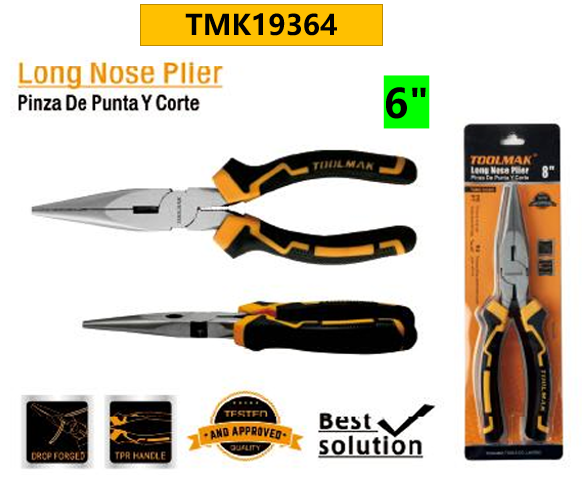 TMK19364-Long nose plier /Pinza a becchi lunghi