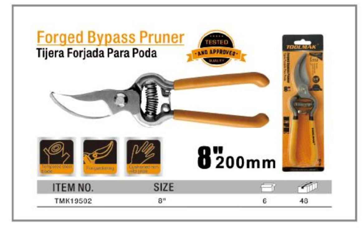 Forged bypass pruner/Potatore bypass forgiato-Pruning shear/Cesoia per potatura