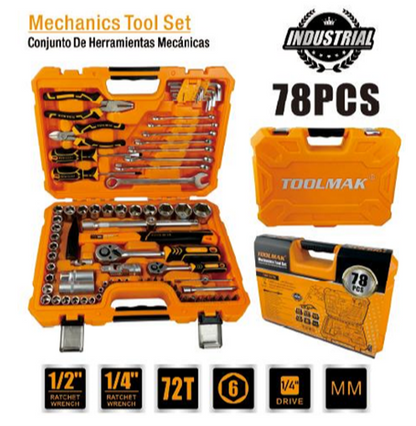 78PCS Mechanic  tool set/78PCS Set di strumenti per meccanici-TMK19792