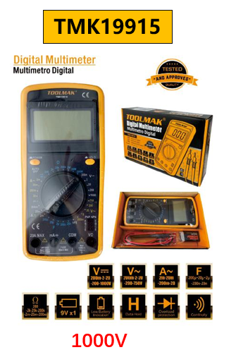TMK19915-Digital multimeter /Multimetro digitale