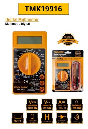 TMK19916-Digital multimeter /Multimetro digitale