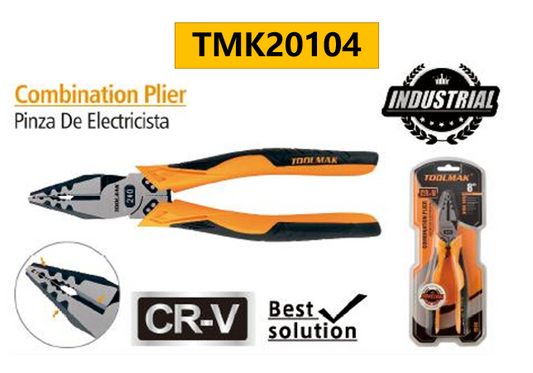 TMK20104-Combination plier 8"/Pinza combinata 8"