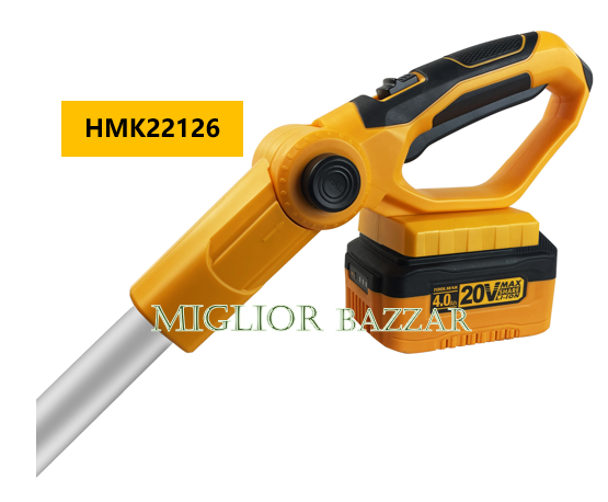HMK22126-Tosaerba a batteria da 20 V - Raschia facilmente il prato e ripristina la squisita bellezza del giardino
