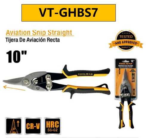 Aviation snip straight /Taglio dritto dell'aviazione
