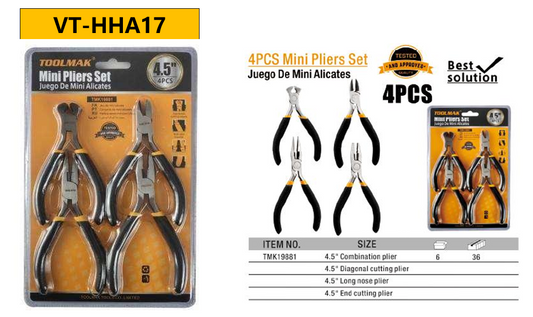 4PCS Mini plier set /Set di mini pinze 4PCS