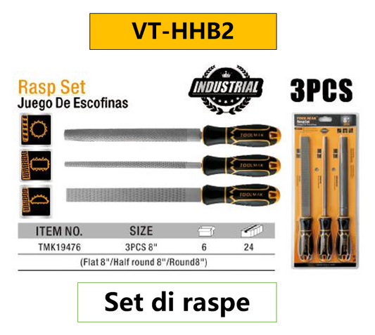 3pcs Rasp set /Set di raspe 3 pezzi