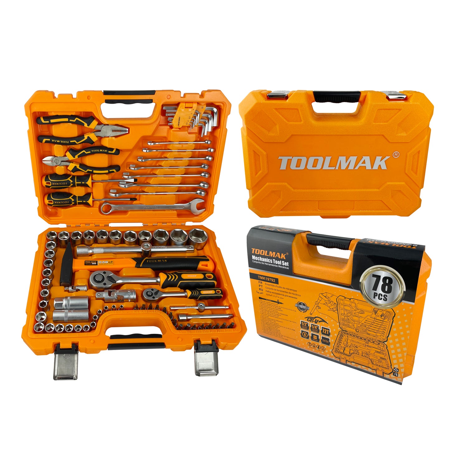 78PCS Mechanic  tool set/78PCS Set di strumenti per meccanici-TMK19792